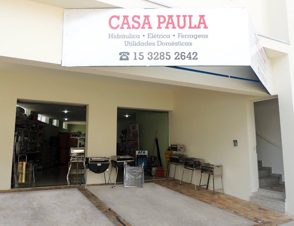 Logo Casa Paula Mat. para Construção Ltda - Me